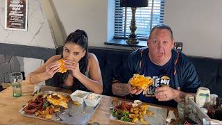 Epic PARMO PLATTER Challenge with Leah Shutkever [upl. by Flem]