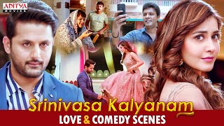 Srinivasa Kalyanam Movie Love amp Comedy Scenes  Nithiin Rashi Khanna Nandita Aditya Movies [upl. by Akenihs]