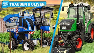 LS22 TRAUBEN und OLIVEN im Farming Simulator 22  Spotlight [upl. by Ennovi567]