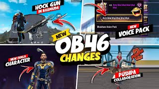 Free Fire OB46 Update All New Changes And Updates [upl. by Murton]