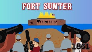 Fort Sumter The American Civil War [upl. by Goulette137]