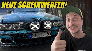 Fette Zusatzscheinwerfer für den BMW E39 [upl. by Macswan]