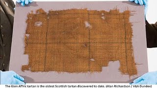 Scotlands oldest tartan found in Glen Affric bog in Highlands [upl. by Chao]