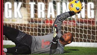 Goalkeepers Training  Inside Milanello [upl. by Auqenahs]