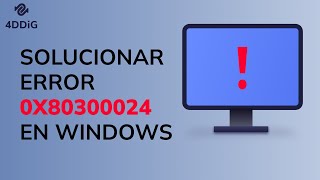 Resolver el código de error 0x80300024 sin perder datos Solucionado [upl. by Ysnat]