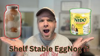 Shelf Stable Egg Nog  recipe included [upl. by Selina]