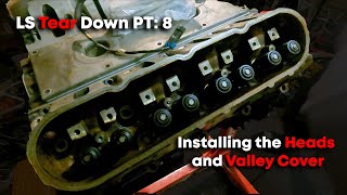 Installing Engine Heads amp Valley Cover Gaskets Made EASY [upl. by Ermeena]