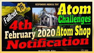 Fallout 76 Responders Medic Tent  Atomic Shop Based on Valentine’s Day  Easy Challenges [upl. by Aihsei]