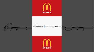 McDonalds Theme Song Jingle Sheet Music PIANO TUTORIAL for Kids Adults with Piano Notes [upl. by Imik471]