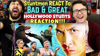 STUNTMEN React to Bad amp Great Hollywood STUNTS 8  REACTION [upl. by Raseta]