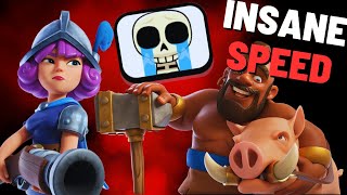 26 Hog Rider Is The FASTEST Deck To Make Opponents Rage  Clash Royale [upl. by Bernita]