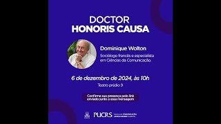 Doctor Honoris Causa  Dominique Wolton [upl. by Hallette]