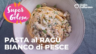 🍝🤍 PASTA al RAGÙ BIANCO di PESCEcon TOCCO FLAMBÉ IRRESISTIBILE😍🔥 [upl. by Oileduab512]