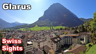 Glarus Switzerland 4K Beautiful Town Swiss Alps [upl. by Aynotak]