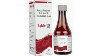 Aglufer XT Syrup Ferrous Fumarate Folic Acid amp Zinc Sulphate Syrup [upl. by Wivestad]