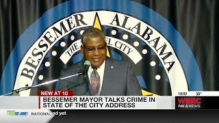 Bessemer mayor talks crime in State of the City Address [upl. by Annayehc]