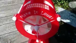 Air Raid Siren  hand crank version 2  Test [upl. by Christyna]