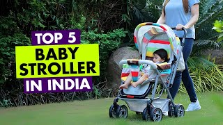 Top 5 Best Baby Stroller In India 2024  Best Baby Stroller Under 5000  Best Travel Stroller Review [upl. by Oiceladni]