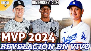 EN VIVO  REVELACIÓN DEL MVP 2024  Comentarios  Aaron Judge y Shohei Ohtani Ganadores del JMV [upl. by Notnyw]