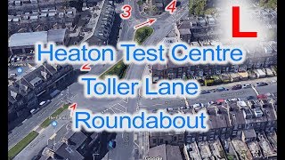 Heaton Bradford Test Route  How to Deal with Toller Lane Roundabout [upl. by Ardnossak340]