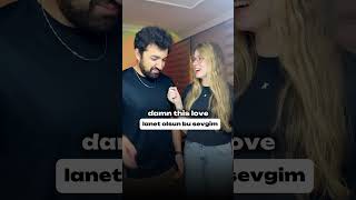 Hayatım Leyla english turkish funny couple viral türkçe inglizce [upl. by Kristopher]