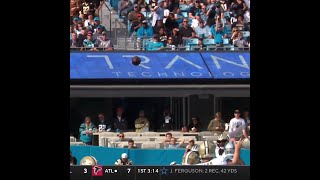 Juwan Johnson catches for a 25yard Gain vs Carolina Panthers [upl. by Aes]