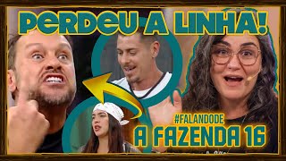 🐔Fazenda16 Albert perde a linha com Sacha e vira piada Gilsão resolve tretar e Luana acaba com ele [upl. by Spaulding]