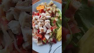 Fish salad for lunch shorts ecuador lacasaucraniana fish salad frutabar comidasana [upl. by Arly]