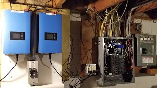 DIY SOLAR SUN GRID TIE INVERTER GTIL2  How To Install GTIL2 Limiter Sensors To 240VAC Breaker Panel [upl. by Boggs]