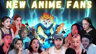 ANIME NEWBIES REACT TO ZENITSU SIXFOLD THUNDERCLAP AND FLASH DEMON SLAYER EPISODE 17 REACTION [upl. by Euqinimod]