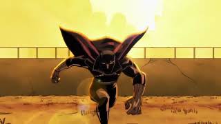 Black Panther  Anime OP  quotBlack Goldquot  Flying Lotus Yasuke [upl. by Ardnassela]