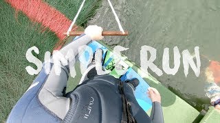 WAKEBOARD  Simple Run at the cable park [upl. by Prichard80]