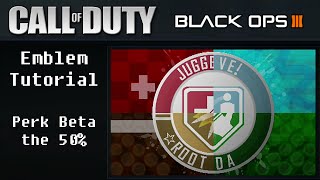 the 50  Perk Beta CoD BO3 PerkaCola Emblem GuideTutorial [upl. by Ardnasyl343]