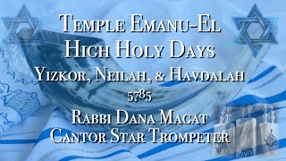 Yizkor Neilah amp Havdalah Service 5785 [upl. by Shiroma]