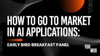 How to Go To Market in AI Applications  Full Panel with Stanford Professor amp 100M Founders [upl. by Enotna]