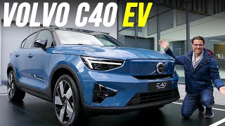 Volvo EC40 driving REVIEW C40 [upl. by Caz]