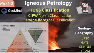 Igneous Petrology  IUGS Classification  CIPW Classification  Geology  Geography  UPSC  GATE [upl. by Vasyuta]