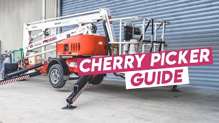 10m  35 ft Cherry Picker  Guide  Pink Boots Hire [upl. by Lowson]