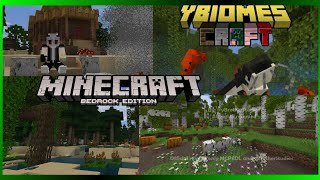 YBIOMES CRAFT EL MEJOR ADDONMOD DE BIOMAS PARA MINECRAFT PE 11911 ANDROID [upl. by Llerrem]