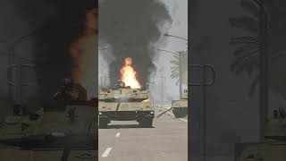 Just Happened Iranian Troops Destroy Merkava Tank Convoy in City 290 shorts arma3 [upl. by Najtsirk830]