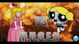 MUGEN  Request by skyring51  Princess Peach VS DG Bubbles [upl. by Ringsmuth]