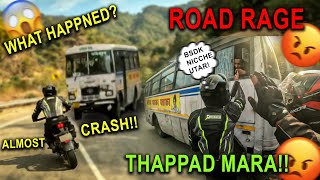 Fight With Bus Driver On Republic Day Ride 26 January Biker Slap Bus Driver roadrage fight viral [upl. by Gennifer654]