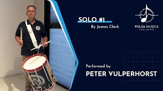 Peter Vulperhorst performing James Clarks solo 1 [upl. by Nasya]