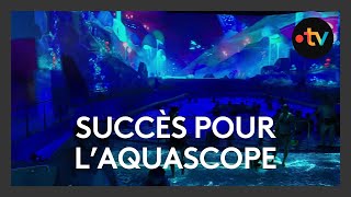 Carton plein pour lAquascope le nouveau parc aquatique du Futuroscope [upl. by Giarla]