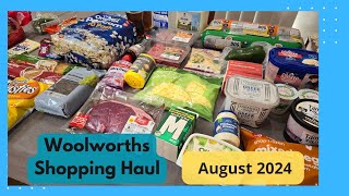 Woolworths Weekly Shopping Haul  6 August 2024 [upl. by Esoj]