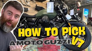 How to Pick a Moto Guzzi V7 [upl. by Coretta111]