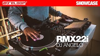 Reloop RMX22i DJ ScratchBattle Mixer  Analog vs Digital Performance w DJ Angelo Routine [upl. by Alyar]