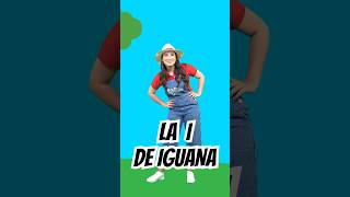 LA I DE IGUANA youtubekids videosparaniños letras lasvocales abecedarioparaniños [upl. by Aidul]