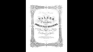 Brahms – Sechszehn Walzer Op 39 Klavier solo [upl. by Ulah]