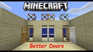 Malisis Doors  Minecraft Mod 172 [upl. by Eipper]